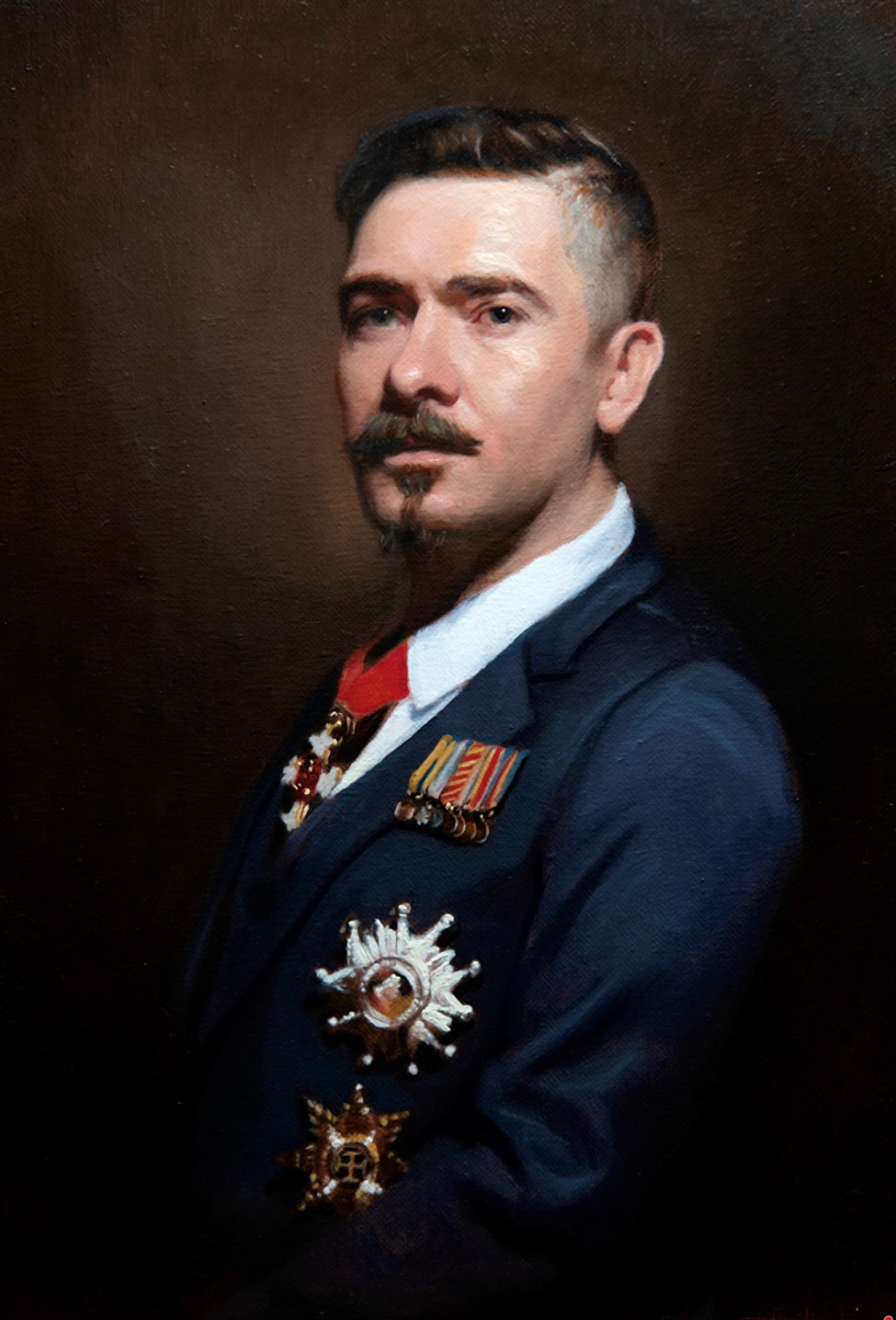 Painted portrait of James Allister Odd