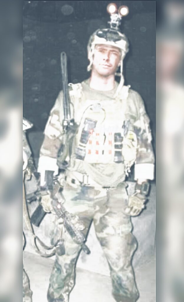 James Allister Odd during military training
