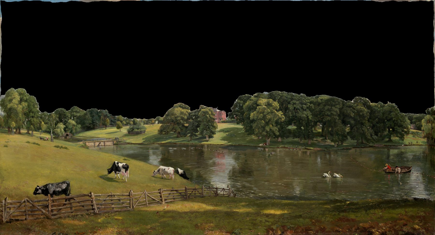 Historic view of the Hasley estate