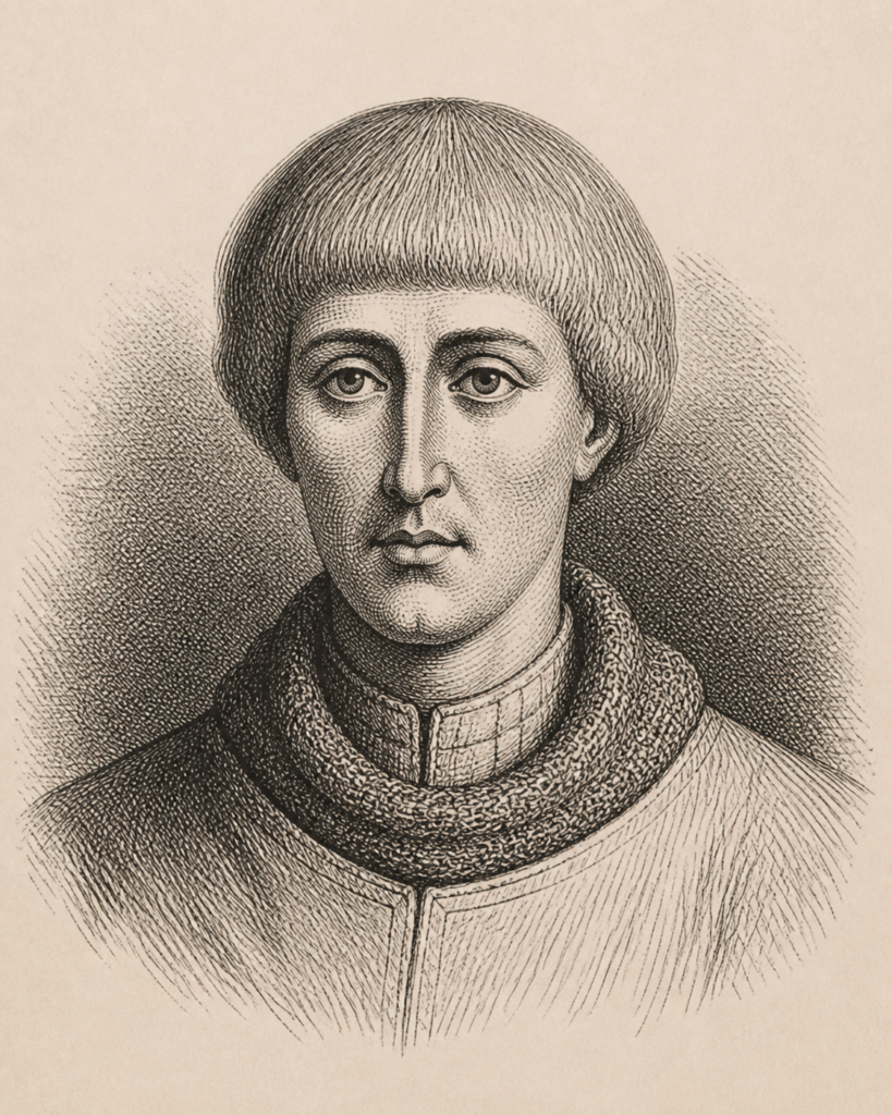 Crypt depiction associated with Bernard de St Valery